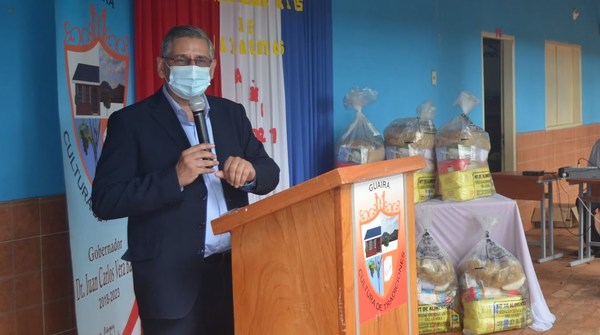 En Guairá realizan el lanzamiento de entrega de kits de alimentos - Noticiero Paraguay