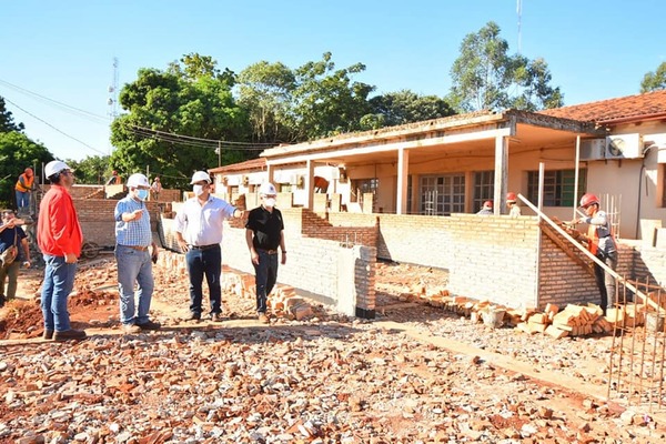 Caazapá: Avanzan las obras en el Hospital de Yuty - Noticiero Paraguay