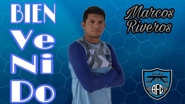 Marcos Riveros es nuevo refuerzo de Atyrá FC