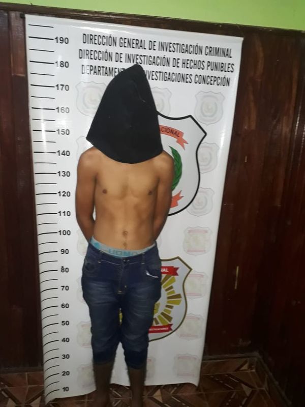 Supuesto asaltante detenido en Concepción - Nacionales - ABC Color