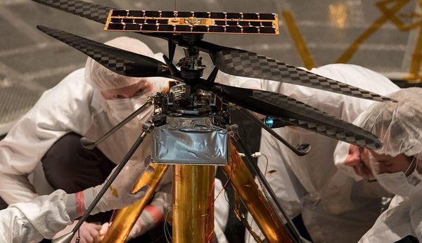 Helicóptero de la NASA quiere hacer historia en Marte