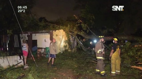 Tormenta causó grandes destrozos en el Hospital de MRA - SNT