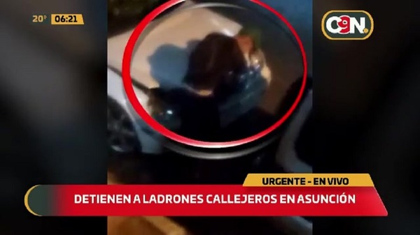 Detuvieron a ladrones callejeros en Asunción - C9N