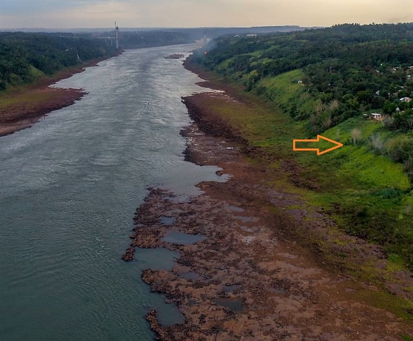 Nivel del río PARANA está 70% por debajo de lo NORMAL
