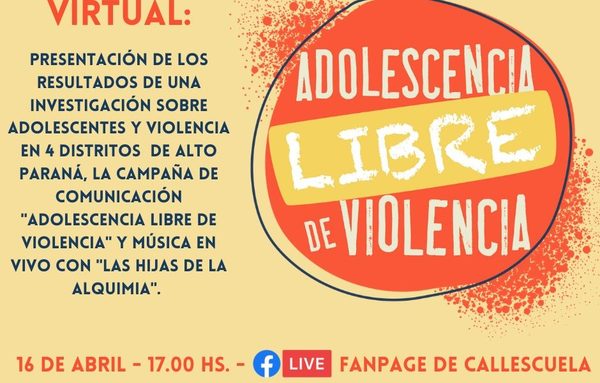 Presentarán resultado de investigación sobre violencia en adolescentes