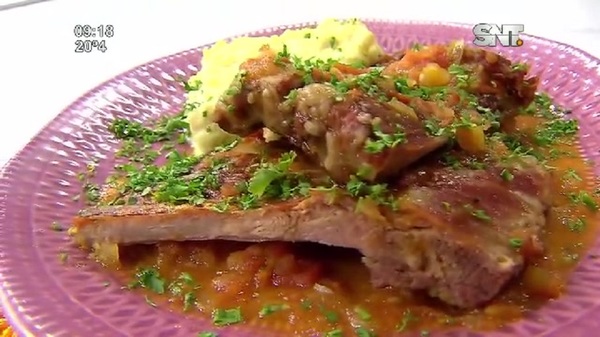 Cocina LMCD: Costilla de cerdo UPISA con polenta - SNT