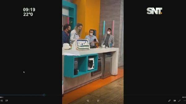 Tremendo susto se llevó Gise en la Cocina de LMCD - SNT