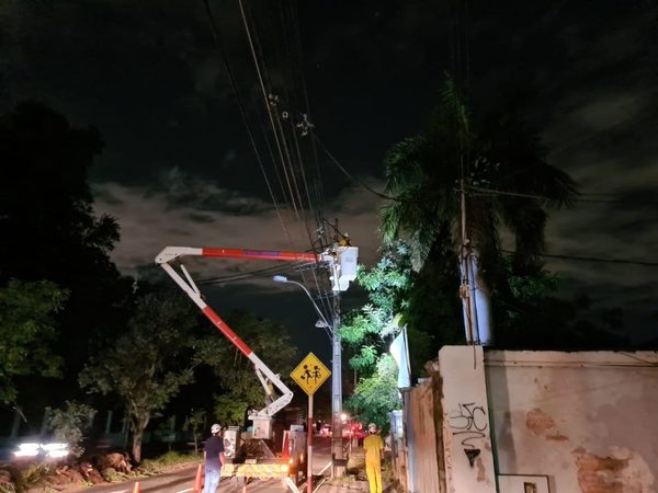 Varias ciudades de central sin luz tras temporal | OnLivePy