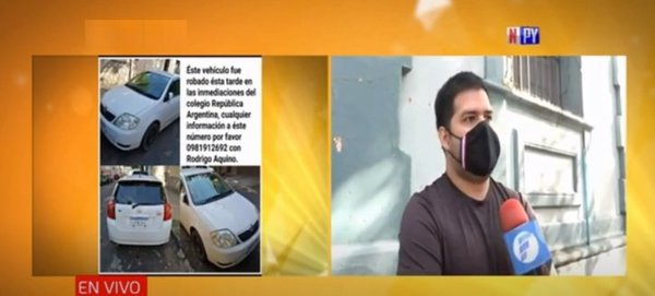 Le robaron el auto y lo llamaron posteriormente a extorsionarlo | Noticias Paraguay