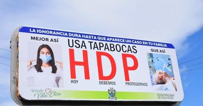 La Nación / Usa tapabocas “HDP”, la advertencia en Villa Elisa
