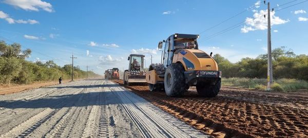 Siguen las obras de la ruta Transchaco, principalmente los accesos - Nacionales - ABC Color