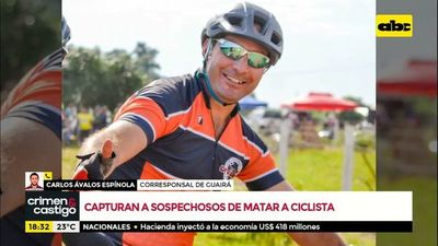 Capturan a sospechosos de matar a ciclista - Crimen y castigo - ABC Color