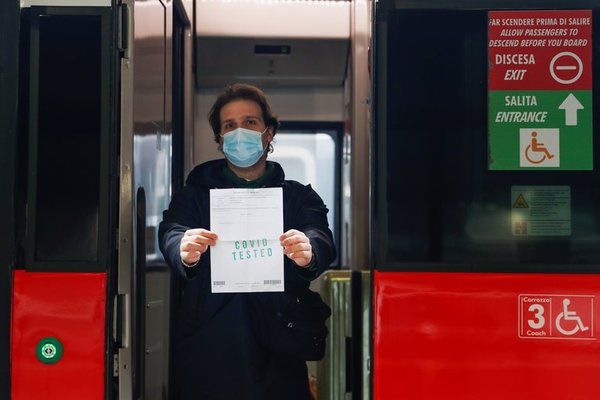 Italia lanzó el primer tren de pasajeros “libre de COVID” | Ñanduti