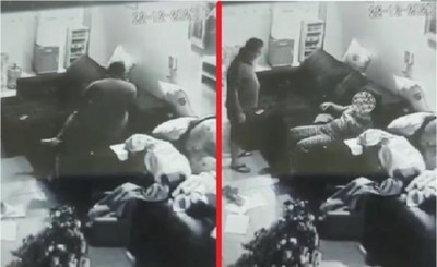 Funcionario de Tesãi agrede a esposa frente a sus hijos