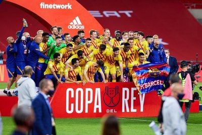 Barcelona golea al Athletic y se proclama campeón de la Copa del Rey