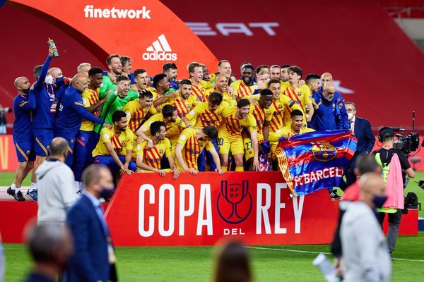 Barcelona golea al Athletic y se proclama campeón de la Copa del Rey