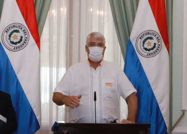 Ministro de Obras Públicas dio positivo al covid-19 | .::Agencia IP::.