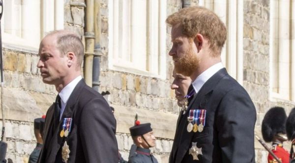 Guillermo y Enrique se reencuentran en el funeral del duque de Edimburgo