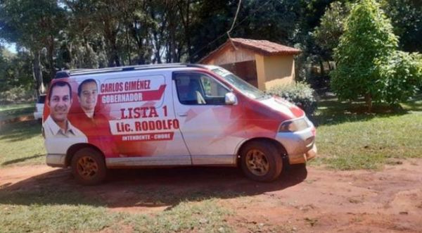 Recuperan vehículo robado en asalto que era usado como propaganda electoral