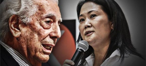 Vargas Llosa pide que peruanos voten por Keiko Fujimori, porque representa el mal menor