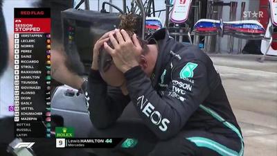 VIDEO | Así fue el choque de Hamilton en el GP de Italia