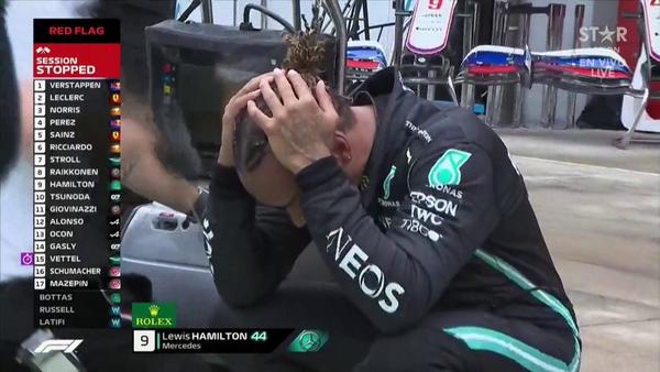 VIDEO | Así fue el choque de Hamilton en el GP de Italia