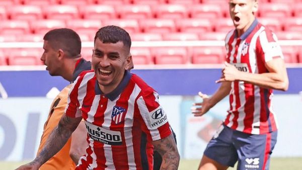 Atlético Madrid goleó con doblete de Correa y estiró la ventaja sobre el Real