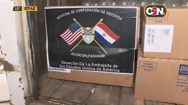 COVID-19: Estados Unidos realiza importante donación de medicamentos al Paraguay - C9N