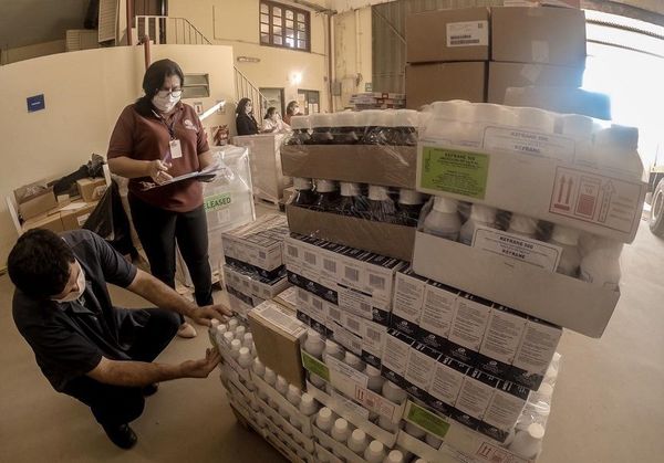 Llegó último lote de insumos donados por Estados Unidos