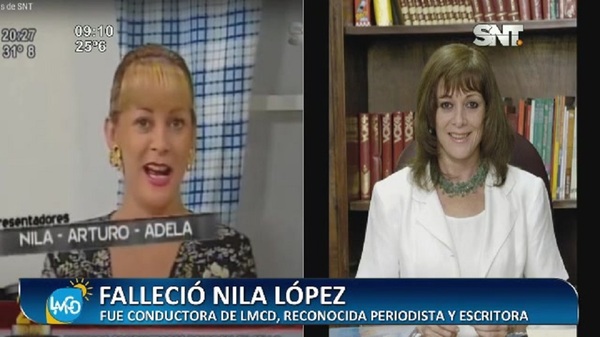 Falleció la querida Nila López - SNT