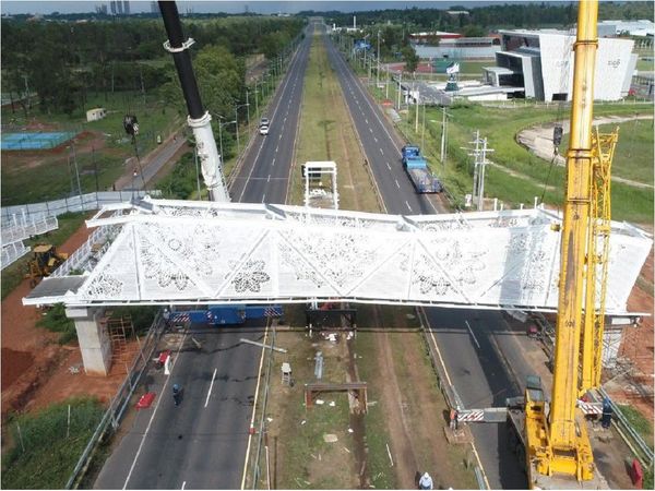 Pasarela de ñandutí con déficit en controles, dice auditoría del MOPC