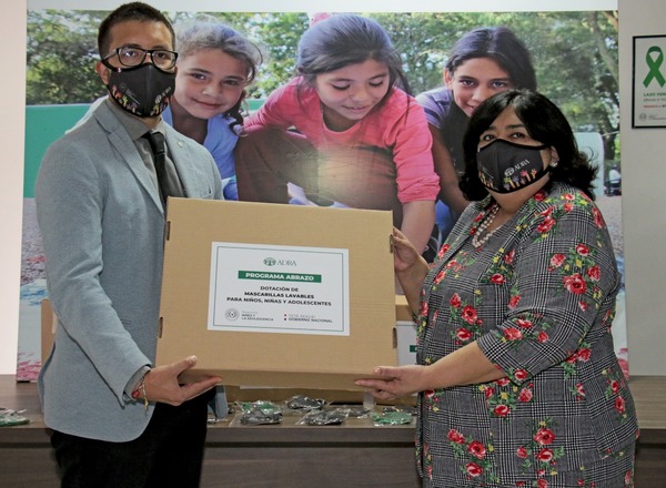 Ministerio recibe en donación 1.000 tapabocas para niñas, niños y adolescentes | .::Agencia IP::.