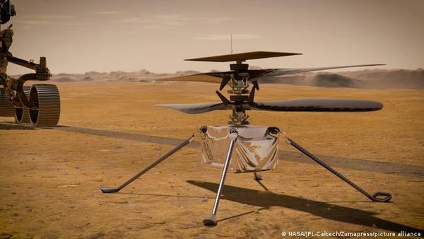 Helicóptero Ingenuity hace historia y vuela sobre Marte