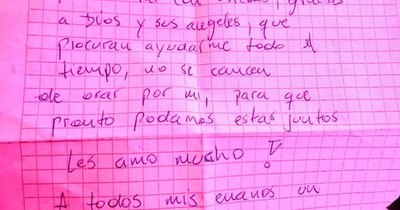 La Nación / Familiares intercambian emotivas cartas con sus internados por COVID-19