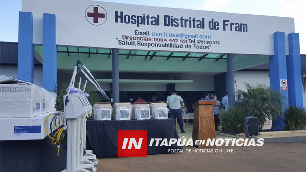 DONAN RESPIRADORES Y MONITORES AL HOSPITAL DISTRITAL DE FRAM.