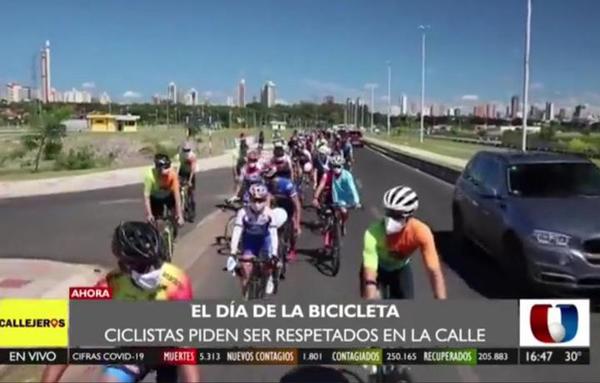 En el Día de la Bicicleta, ciclistas piden ser respetados en las calles