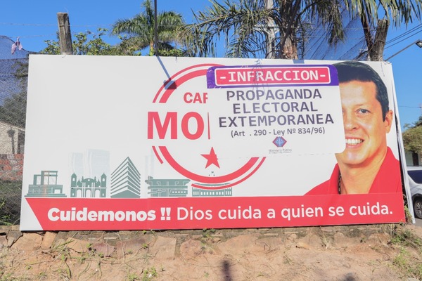 Retiran propagandas pero las sanciones no son aplicadas | El Independiente