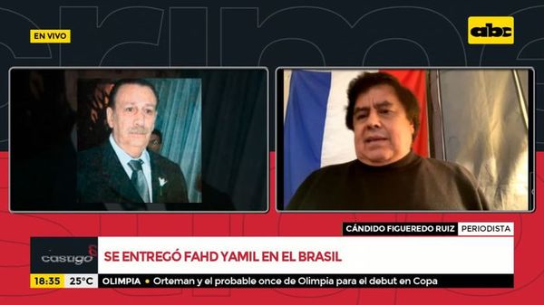 Se entregó Fahd Yamil en el Brasil - Crimen y castigo - ABC Color