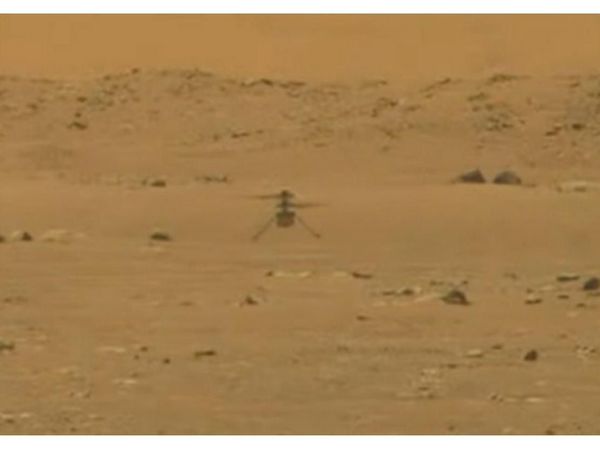 Helicóptero de  la NASA hace historia al volar en Marte