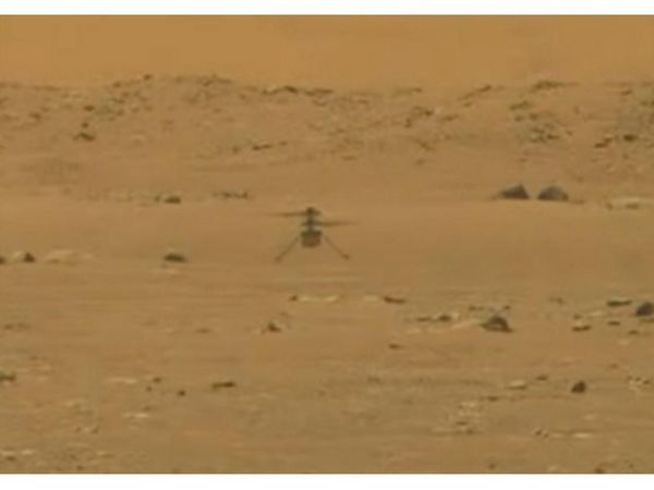 Helicóptero de la NASA hace historia al volar en Marte
