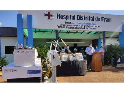 Hospital    de Fram suma camas    con donación de respiradores