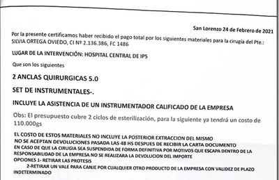 Empresa proveía delicados insumos para la salud que serían falsificados - Nacionales - ABC Color