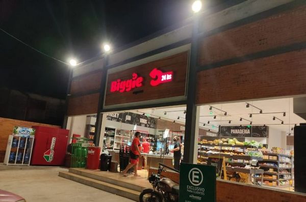 Asaltan nuevamente una sucursal de Biggie en Fernando de la Mora
