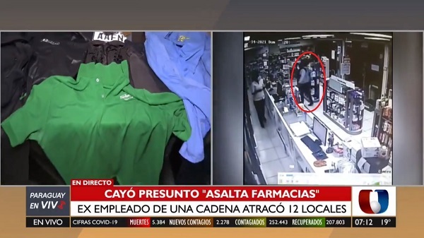 Cae exempleado de cadena sospechoso de asaltar 12 farmacias