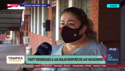 Diario HOY | Colegio Ysaty decidió seguir con la modalidad de clases virtuales hasta el final de la primera etapa