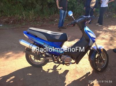 Recuperan motocicleta robada en la colonia Victoria`i