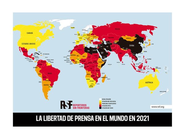 América Latina con los peores casos contra la libertad de prensa: Cuba, Honduras y Venezuela son los peores casos
