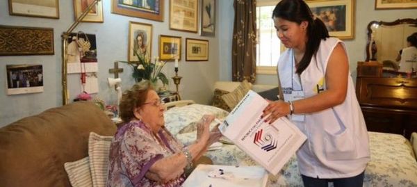 Continúan verificaciones del Plan Voto en Casa en Asunción, durante este martes