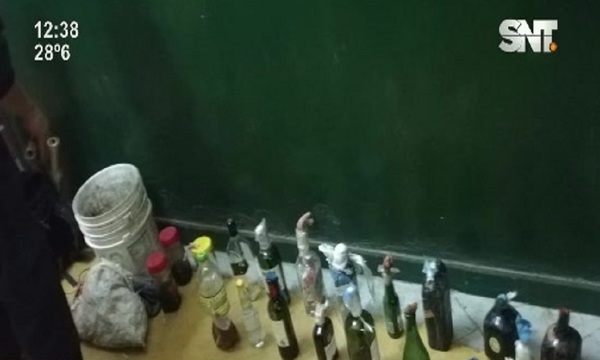 Internos preparaban bombas molotov en la cárcel de Tacumbú - SNT