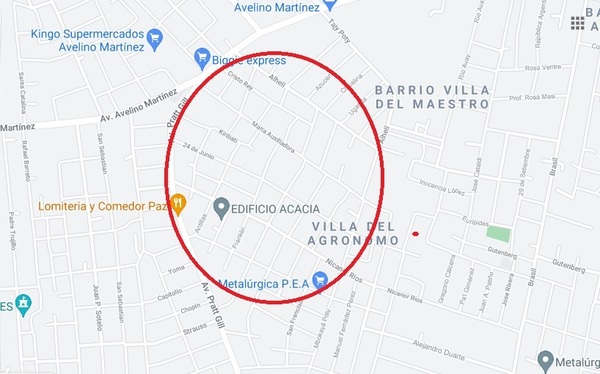 Barrio Villa del Agrónomo: Este miércoles estarán sin energía eléctrica » San Lorenzo PY